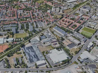 Erfurt City, Germany (2022) 3D Model