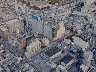 Fukuyama City, Japan (2023) 3D Model