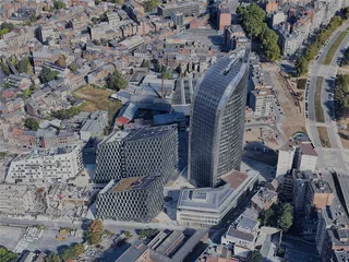 Liege City, Belgium (2022) 3D Model