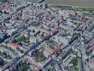 Linz City, Austria (2023) 3D Model