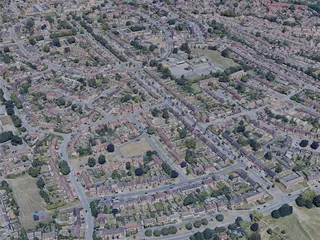 Luton City, UK (2022) 3D Model