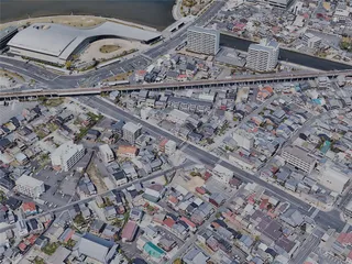 Matsue City, Japan (2023) 3D Model