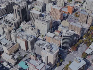 Niigata City, Japan (2023) 3D Model