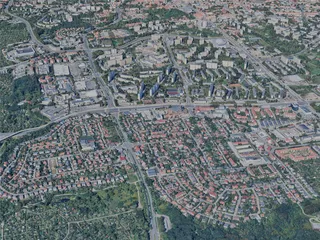 Olsztyn City, Poland (2024) 3D Model