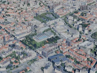 Clermont-Ferrand City, France (2024) 3D Model