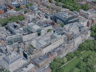 London City, UK (2024) 3D Model