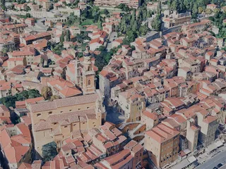 Menton City, France (2023) 3D Model