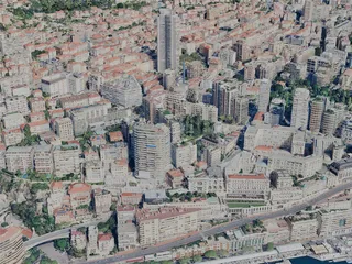 Monaco City, Monaco (2024) 3D Model