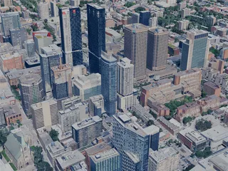 Montreal City, QC, Canada (2024) 3D Model