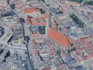 Munich City, Germany (2024) 3D Model