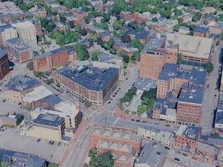 Portland City, ME, USA (2024) 3D Model