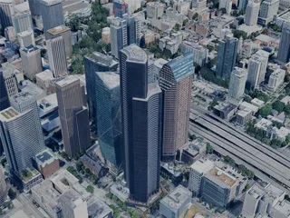 Seattle City, WA, USA (2024) 3D Model