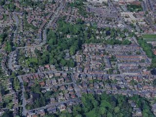 Stoke on Trent City, UK (2024) 3D Model