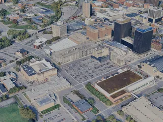 Syracuse City, NY, USA (2024) 3D Model