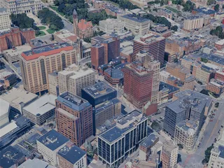 Albany City, NY, USA (2024) 3D Model