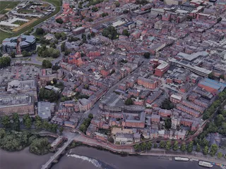 Chester City, UK (2023) 3D Model