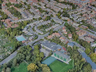 St. Albans City, UK (2022) 3D Model