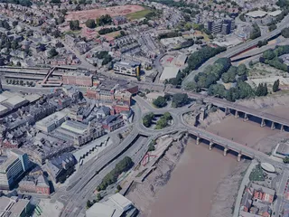 Newport City, UK (2023) 3D Model