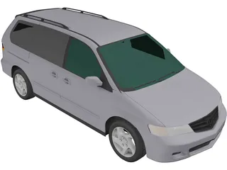 Honda Odyssey (2001) 3D Model