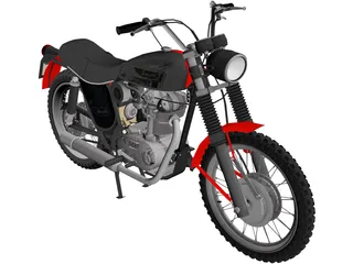 Ducati 350 Scrambler (1971) 3D Model