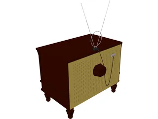 Television 3D Model