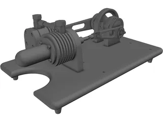 Stirling Engine 3D Model