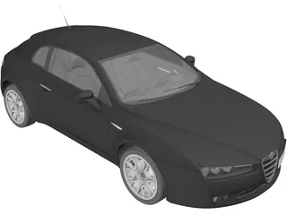 Alfa Romeo Brera 3D Model