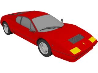 Ferrari 512BB Berlinetta Boxer 3D Model