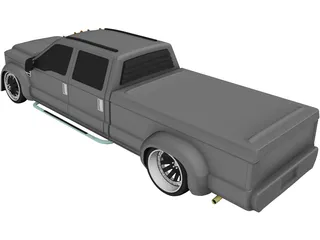 Ford F350 Truck [Tuned] 3D Model