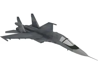 Sukhoi Su-34 Fullback 3D Model