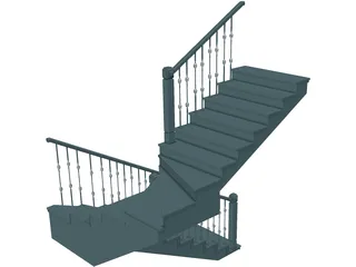 Staircase 3D Model