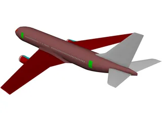 Boeing 767-200 3D Model