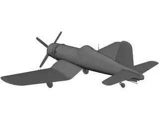 F4U-5 Corsair 3D Model