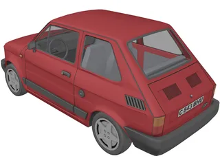 Fiat 126p 3D Model