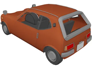 Honda N360 (1967) 3D Model