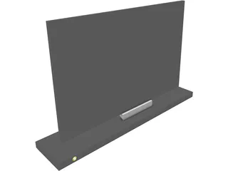 Sony Flat Screen Monitor 3D Model