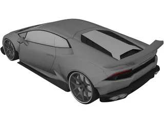 Lamborghini Huracan (2017) 3D Model