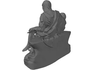 Pieta di Michelangelo 3D Model