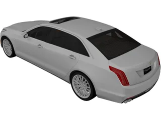 Cadillac CT6 (2016) 3D Model