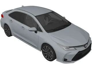 Toyota Corolla (2019) 3D Model