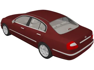 Infiniti Q45 (2002) 3D Model