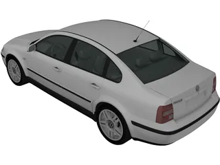 Volkswagen Passat B5 Sedan (1997) 3D Model