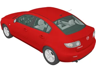 Mazda 3 Sedan (2003) 3D Model