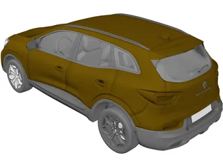 Renault Kadjar 3D Model