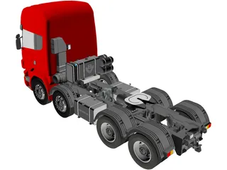 Scania 8X4 3D Model