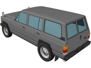 Nissan Safari 160 (1980) 3D Model