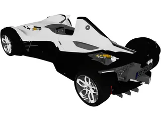 BAC Mono (2020) 3D Model