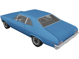 Chevrolet Nova (1969) 3D Model