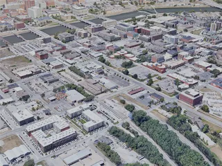 Des Moines City, USA (2022) 3D Model