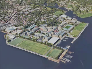 Annapolis City, MD, USA (2024) 3D Model